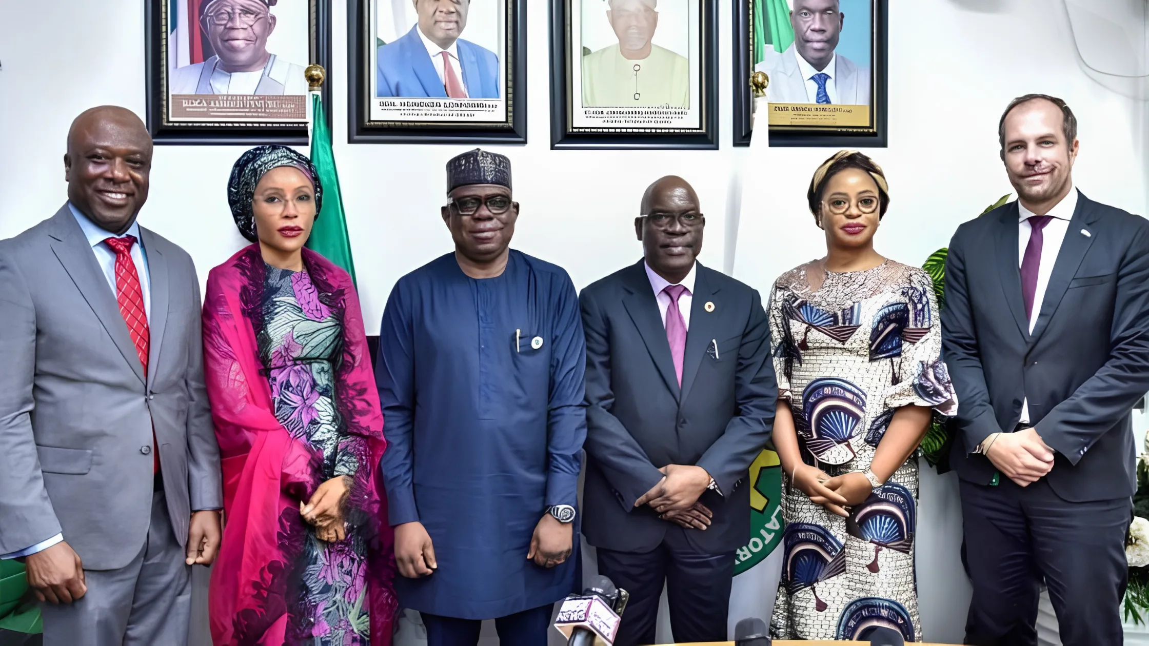 An official energy delegation in Nigeria discussing the regulatory compliance roadmap for the 300 companies competing for 50 oil blocks.