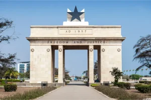Employer of Record in Ghana – Accra Independence Arch symbolizing Ghana's business and employment landscape.